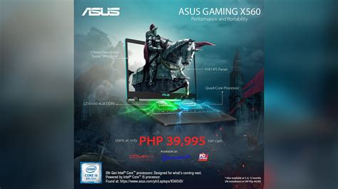 ASUS Gaming X560 Specs, Features, & Price in the .